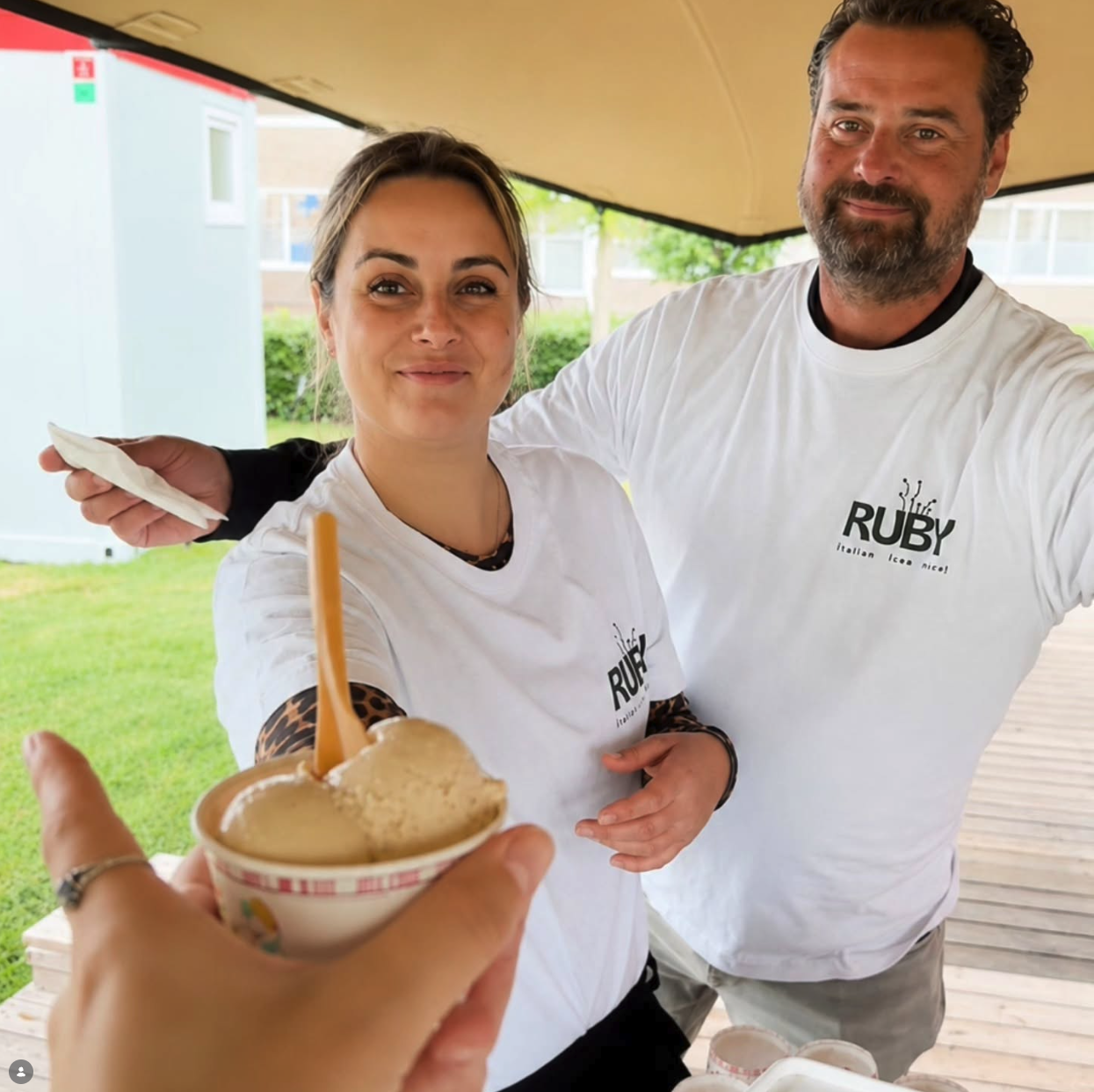 Renske and Wouter, owners of Ruby